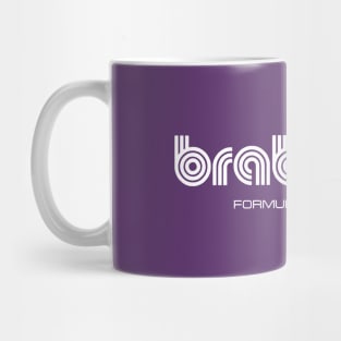 Brabham Formula One 1972 team logo - white print Mug